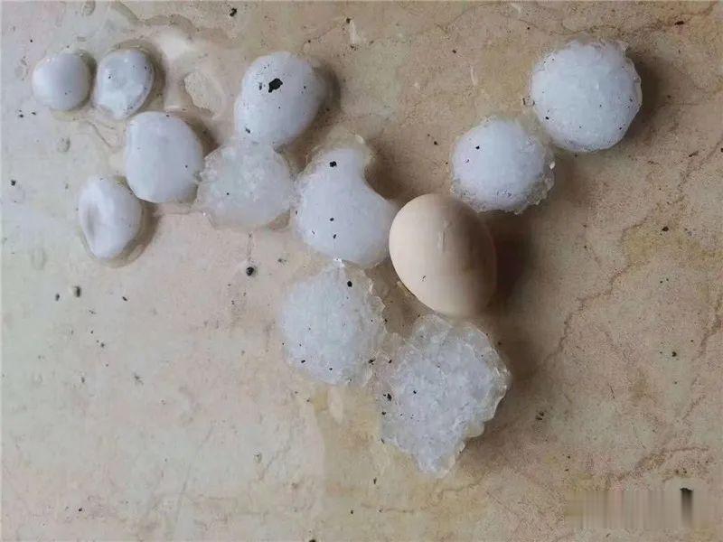 「常州」昨晚贵州多地降下超大冰雹,汽车车窗直接被砸烂
