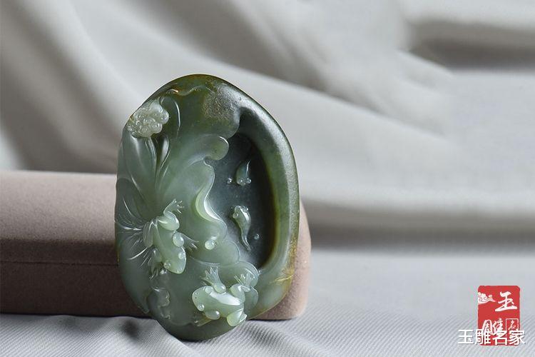 凤眼菩提▲蛙鸣富贵,共品玉雕中的田园野趣