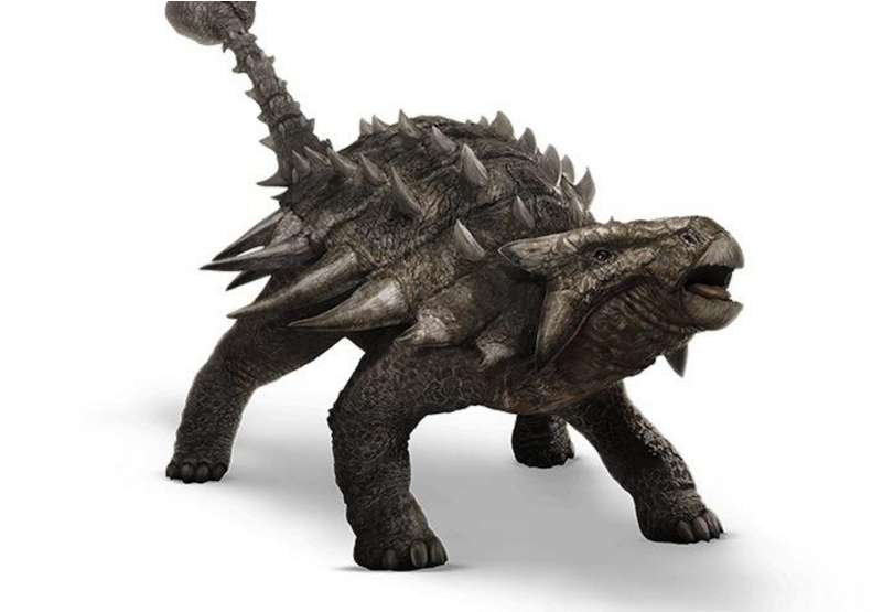 「霸王龙」它是恐龙中的“活坦克”，霸王龙遇到它基本秒怂，可惜已经灭绝