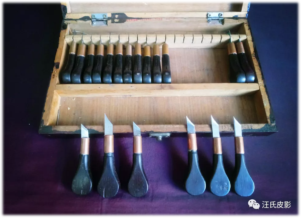 雕刻|汪氏皮影雕刻工具
