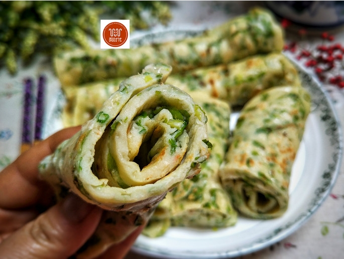 「面食」春季多吃蔬菜早餐饼,手不沾面,筷子一搅,营养又美味,太好吃了