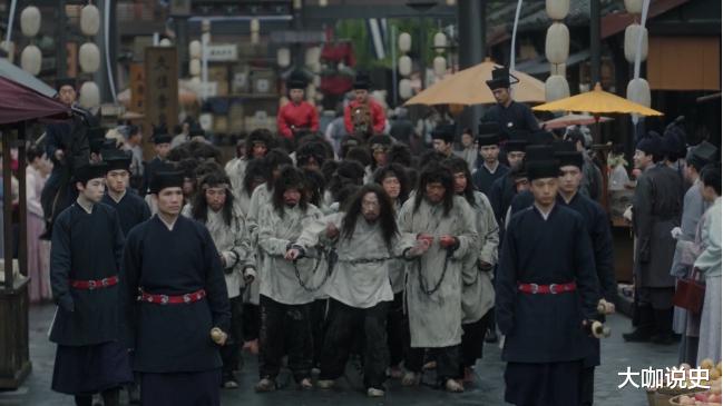 『李世民』行刑前，李世民看到囚犯脖子上的“胜”字，急忙道：刀下留人！