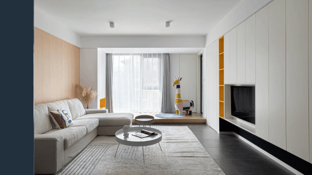 「」155㎡的家,柜子多、收纳强,空间大、超宽敞!能装又能玩耍