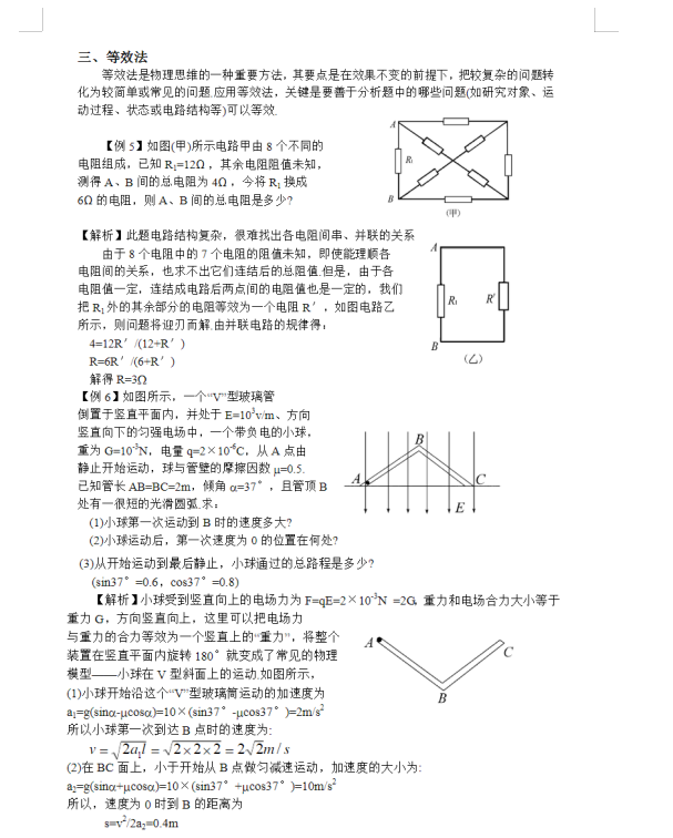 高中物理@高中物理：五大专题精讲（高考冲刺复习宝典）学会解答技巧