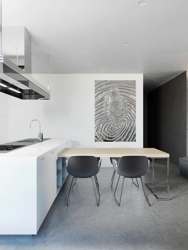 []现代极简风家庭装修案例赏析——品味与质感共存