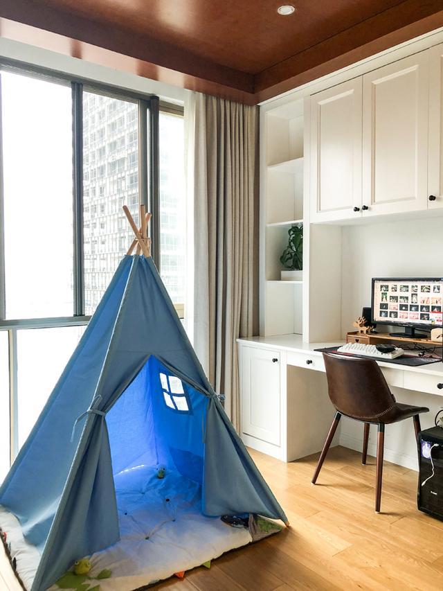 [公摊]170平的房子公摊高达30平，餐厅背景墙的自画图，好有爱！