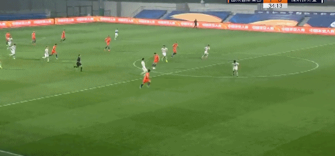 山东鲁能|中超鲁能2比0送深圳4连败，佩莱赛季首球，国脚替补单刀定胜局