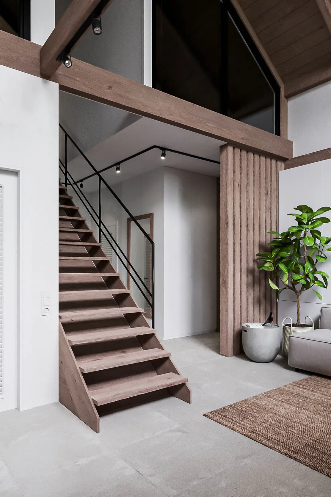 设计师|别拦着年轻人买LOFT,145㎡纯白+原木打造的治愈美宅,他们太会装了!