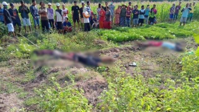 睹图|男子带俩儿子去田里浇水不慎触电身亡，妻子过来寻找也被电死