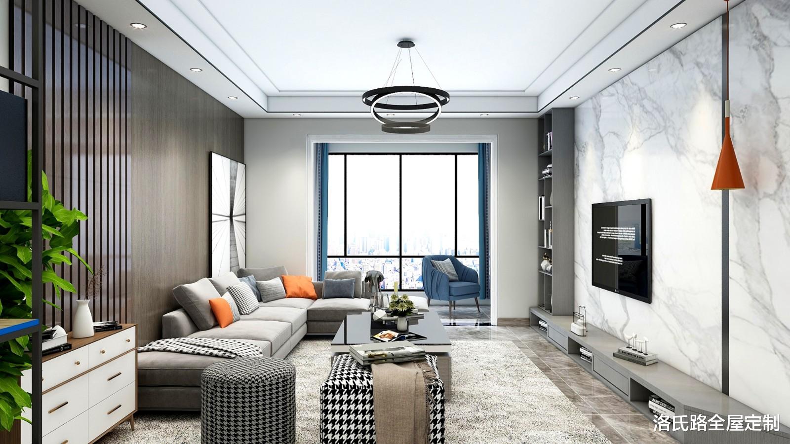 『』晒晒143㎡四居室新房，颜值爆棚的现代风家装，叫人无法不心动