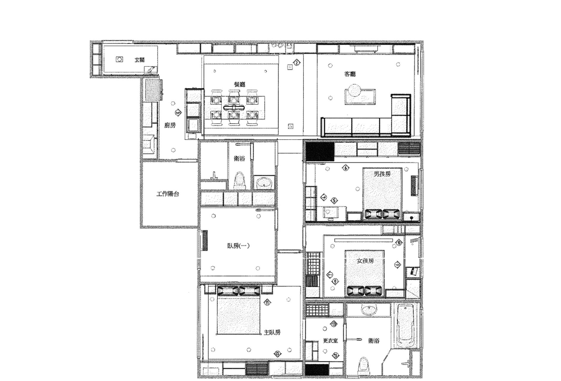 []132㎡现代轻奢风，高颜值+强收纳，一家四口的精致生活！
