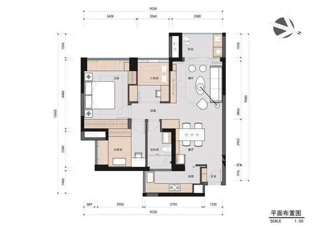 |73㎡三居室，等我买了新房，也要这样装，真的很漂亮