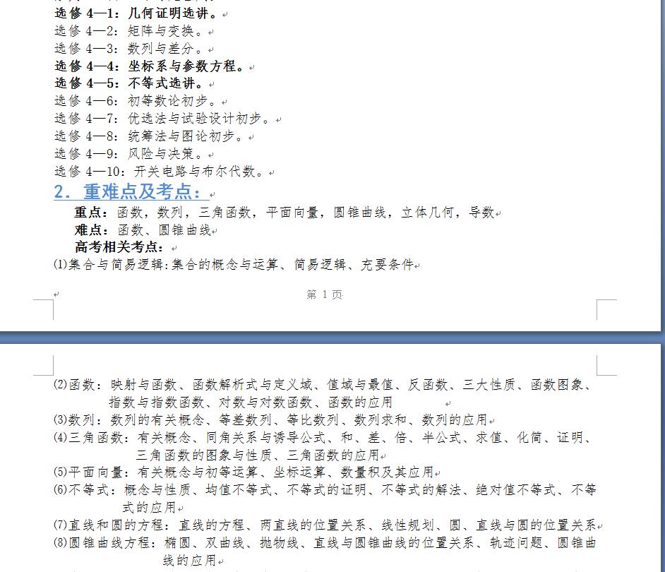 数学|高考数学提分：超全数学知识归纳总结，建议打印