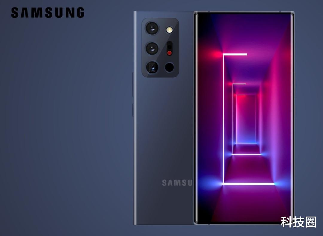 三星|三星Note 21渲染图曝光屏下摄像头确认，屏下时代真的要来了
