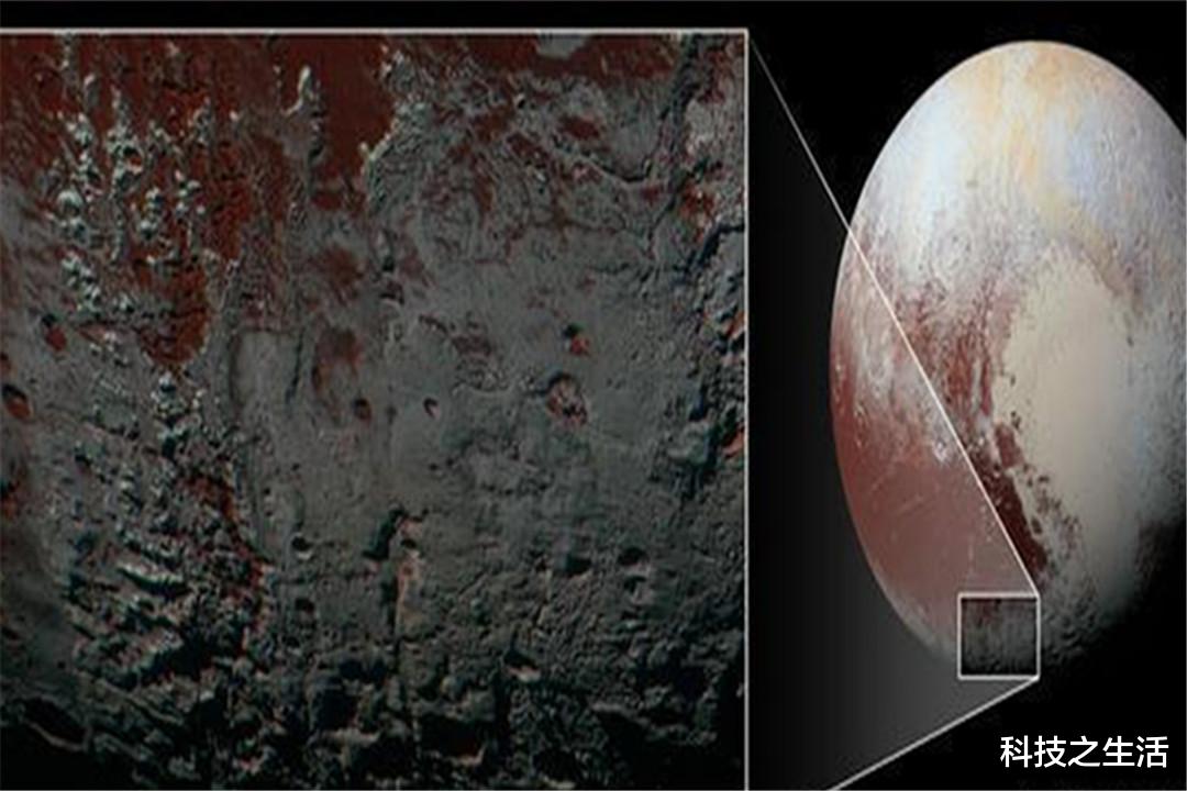 冥王星|卫星拍到的照片！冥王星表面出现“蜗牛”，2个触角清晰可见！