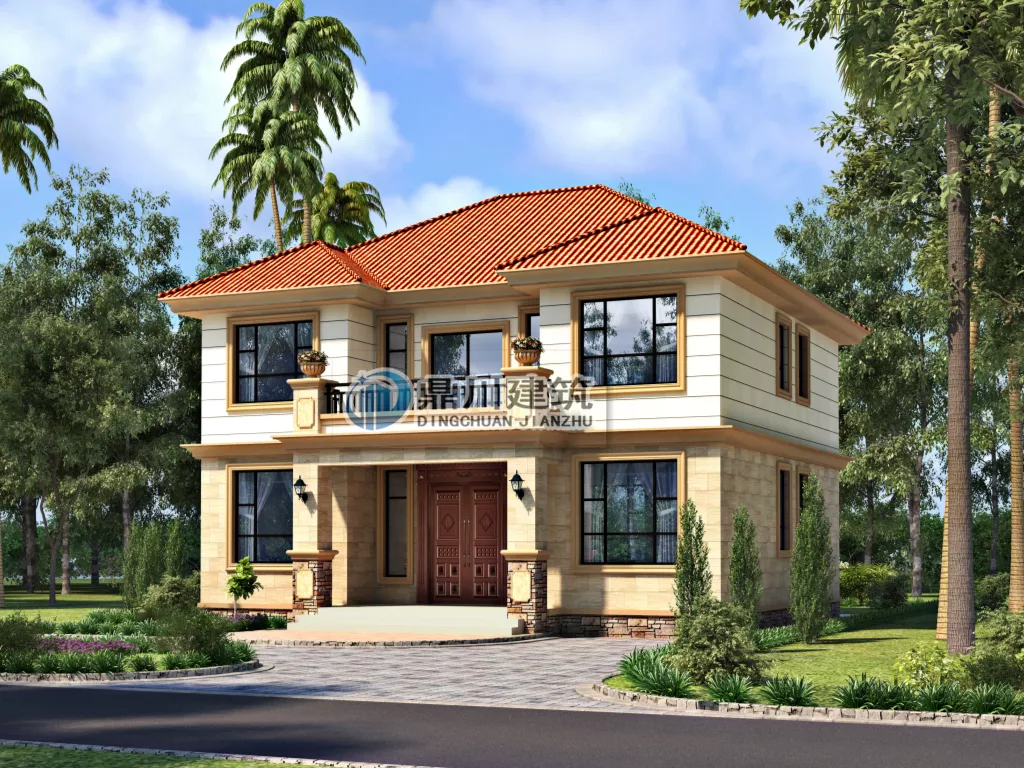 @12×10.5米,二层舒适型农村小别墅,经典大气,人人都说好户型