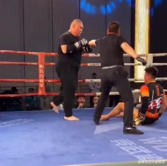 「刘二狗」一龙真抗打！顶住刘二狗280斤保镖重拳，胖保镖服了欲加盟龙家军