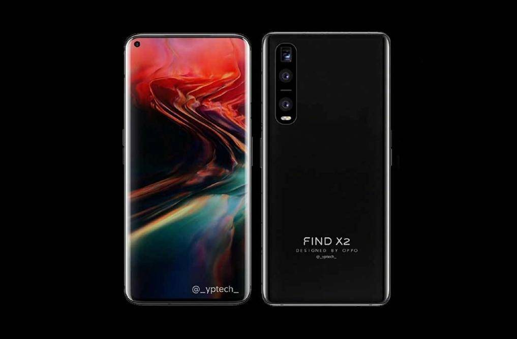 oppo find x2现身:后置四摄挖孔屏2k120hz屏幕到来!