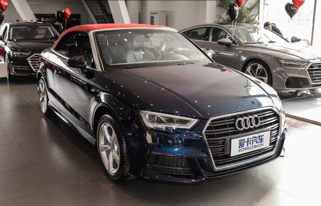 奥迪A3▲敞篷奥迪A3，售价不足24万！车顶时速50km内自由开闭