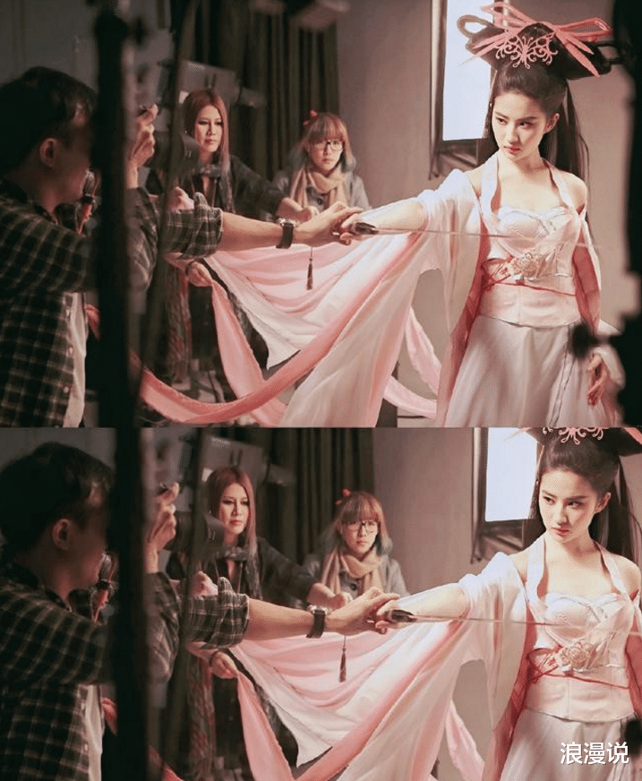 刘亦菲：刘亦菲“倩女幽魂”后台造型曝光!  粉丝：此女只应天上有！