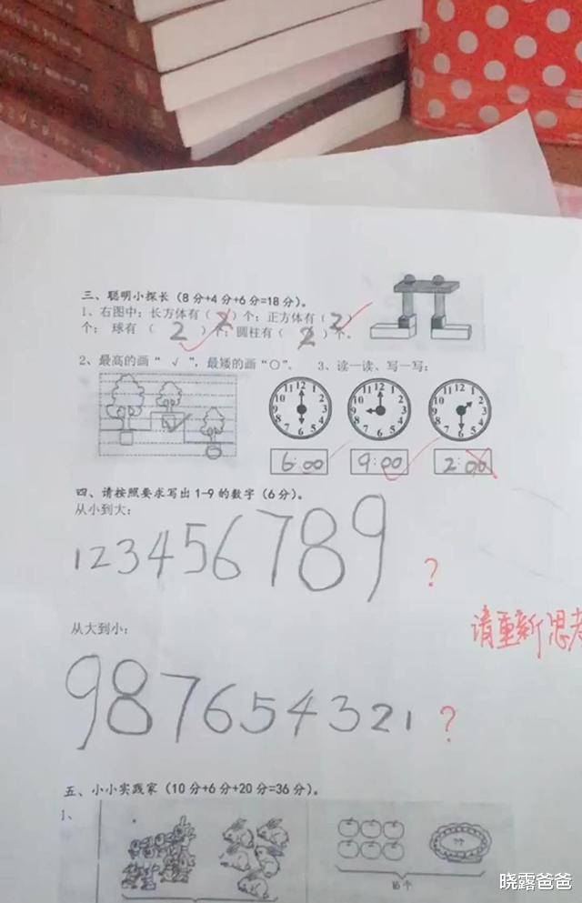 「」女儿考试最有信心的一题被打了“问号”，家长质问老师，网友：很严谨，完美！