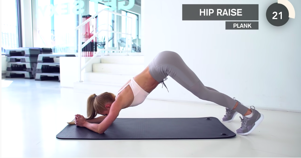 臀部|爆红7分钟「平板支撑」变化式训练，专门对付侧腰、小腹赘肉！