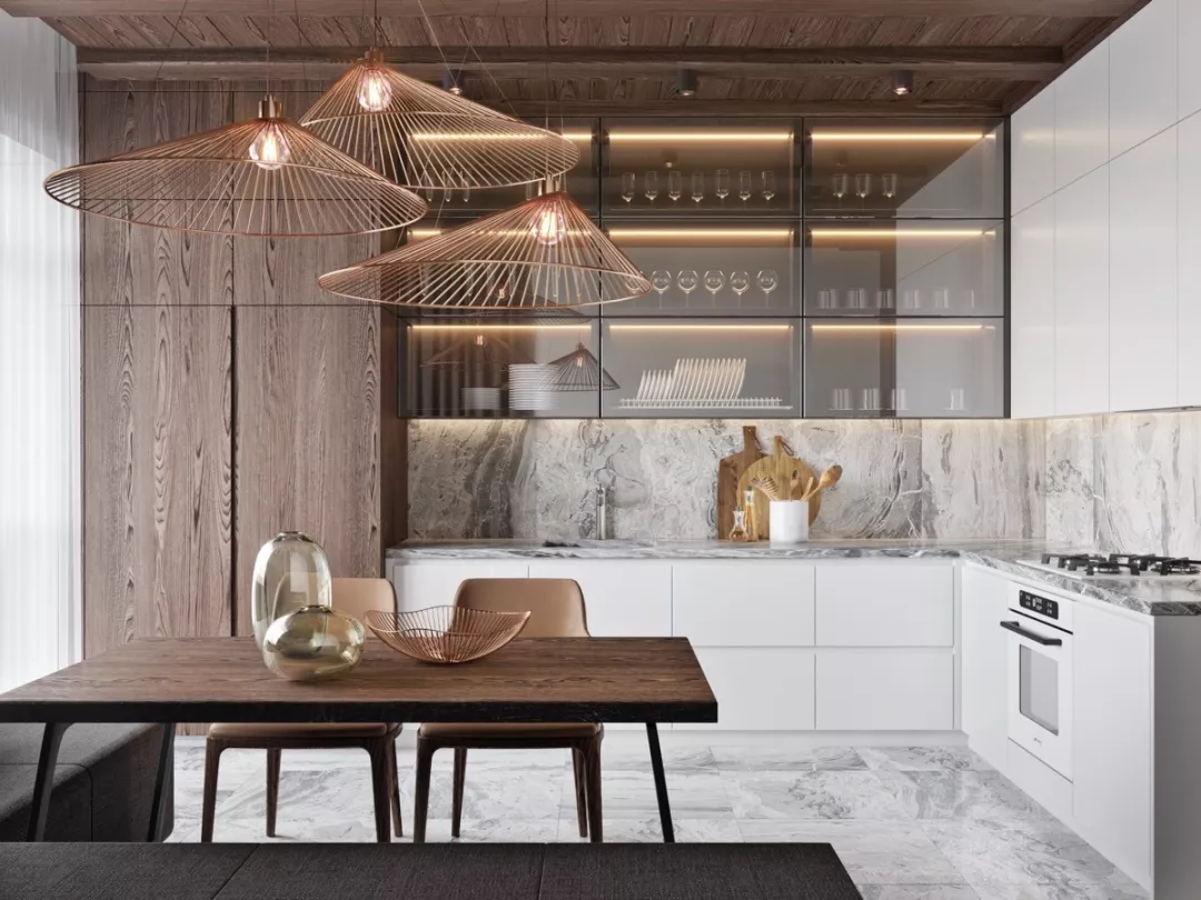 『』厨房,可不能乱装,看看别人家的聪明设计,颜值高还实用极了!