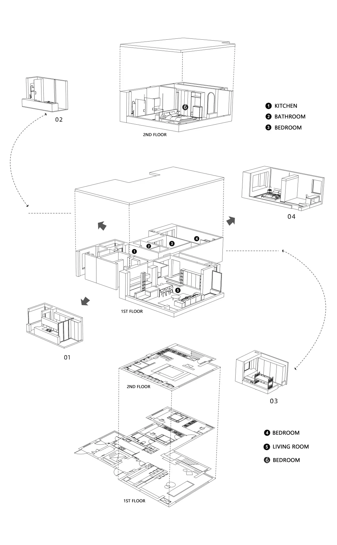 ##237㎡现代简约大宅，一家4口放松的居心地！