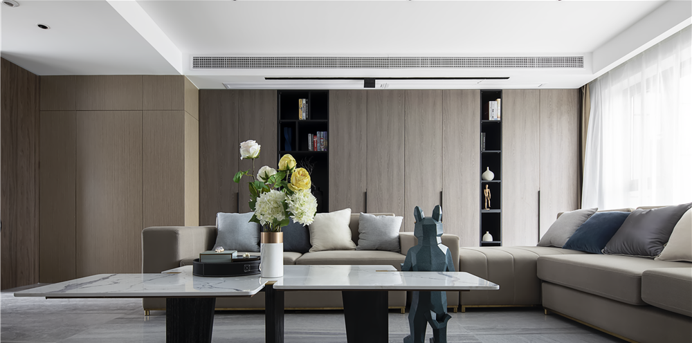 设计师|160㎡极简风，全房无主灯、无门槛石，简洁到极致！