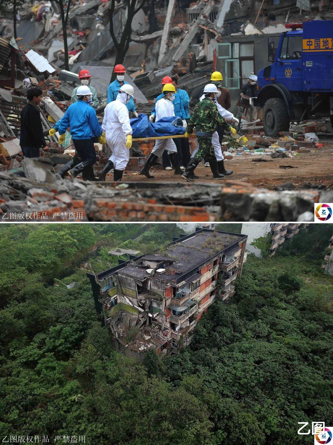 民警@12年后汶川已经重生，打开尘封12年的影像，心依然隐隐作痛