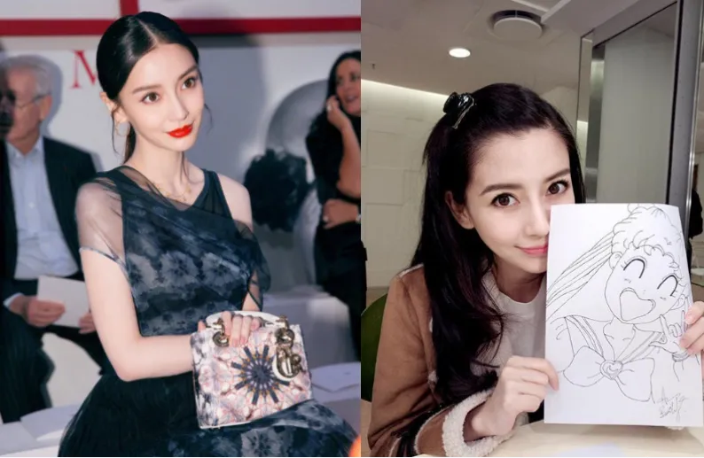 迪丽热巴：明星画画都啥样？赵丽颖可爱，杨幂专业，看到热巴：太搞笑了吧！