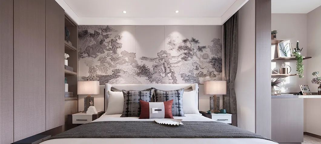 []180㎡新中式叠拼别墅，有诗有远方，属于现代人的诗意生活