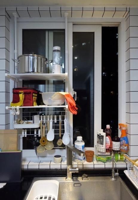 「」媳妇坚持在玄关做“柜中柜”，客厅不吊顶，完工后都夸实用！晒晒