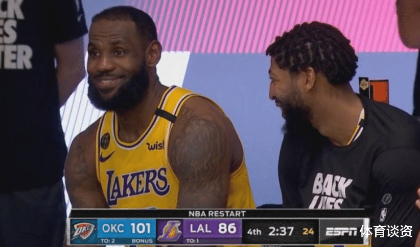 新疆维吾尔自治区|19分输给雷霆！詹姆斯却笑容满脸，为了算计哈登，湖人下了一盘好棋