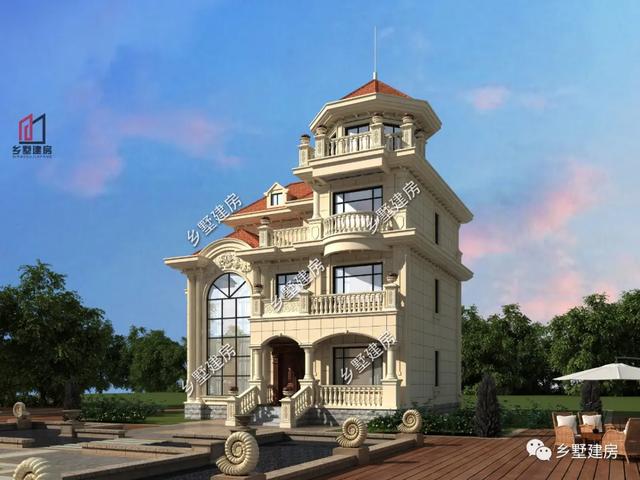 『』129m?2巴洛克三层欧式别墅,华丽有格调,有童心的建起来!