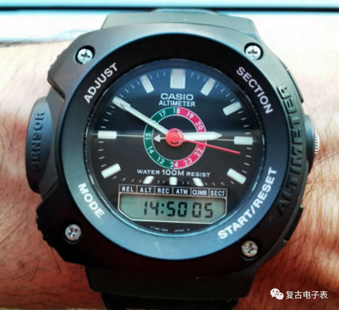 传感器|将气压传感器进行到底——CASIO ALTIMETER AW360/370