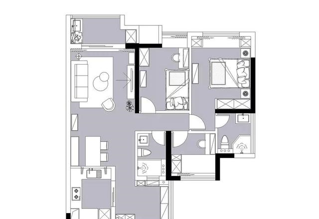 榻榻米|11万搞定时尚北欧小三居，闺蜜看完超羡慕，恨不得马上换套房