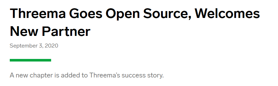移动通信|完全开源！加密移动通信应用 Threema 将公布源代码