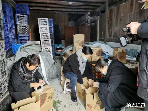 拾光记录 浙江天台：寒潮无情人有情 万胜公司送温暖