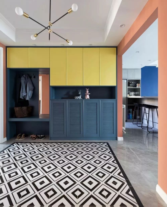 莫兰迪▲96㎡新房，全屋打造“莫兰迪”风，都说客厅的设计最迷人，晒晒！