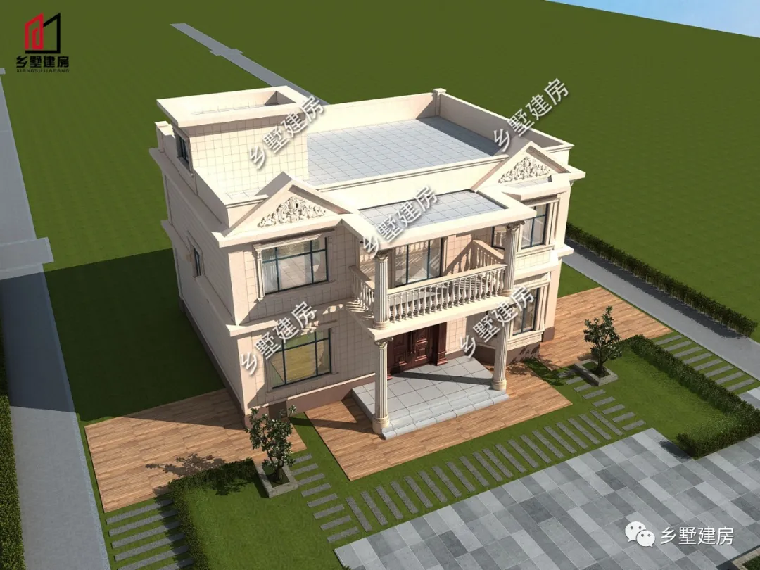 「」爆款来袭，别致农村小二层，建了它火遍十里八乡