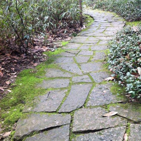 |石板路铺地有啥稀奇的，大神用钢筋铺院子，真是头一次见，漂亮！