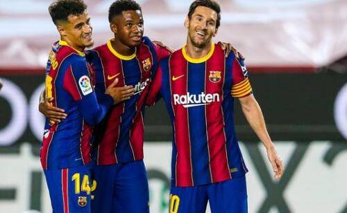 梅西|今晨1件事最令梅西高兴！不是自己独造2球，也非法蒂梅开二度