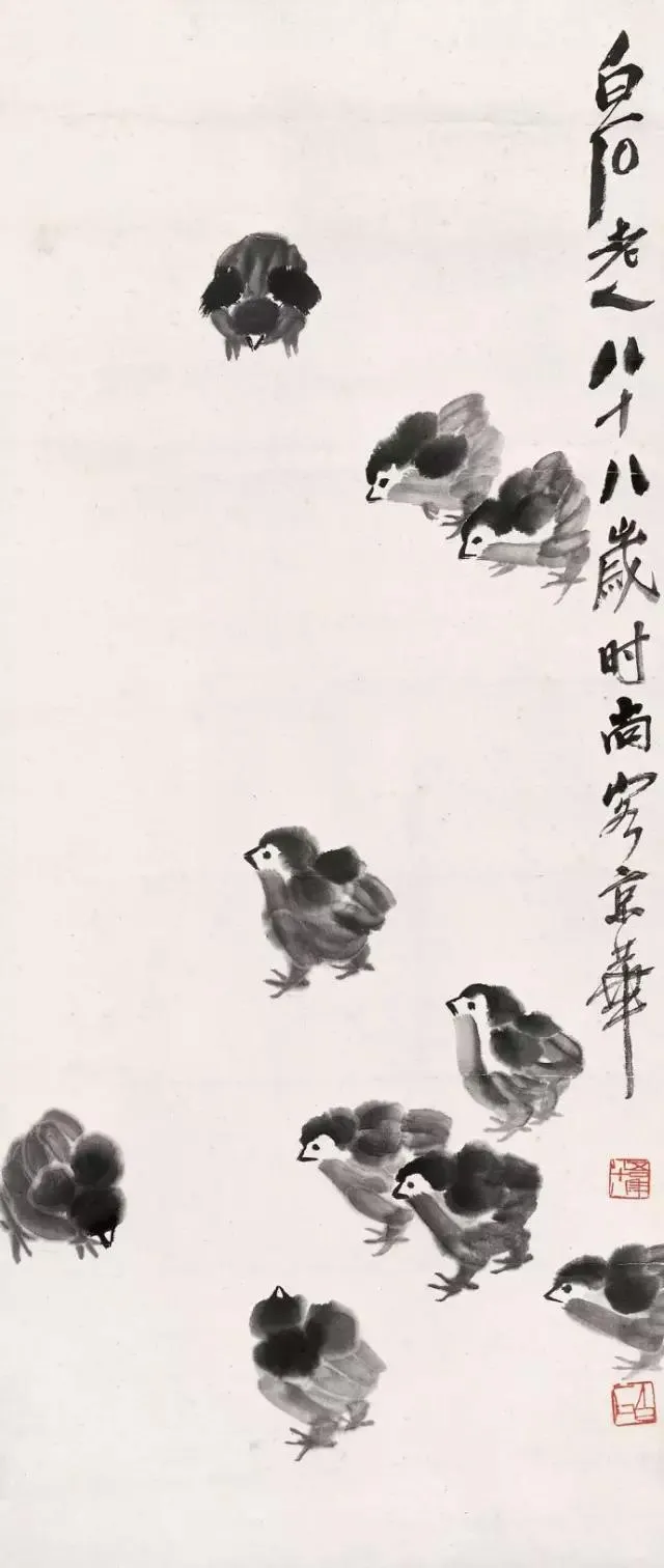 文玩|齐白石这七只鸡，每只价值约500万！