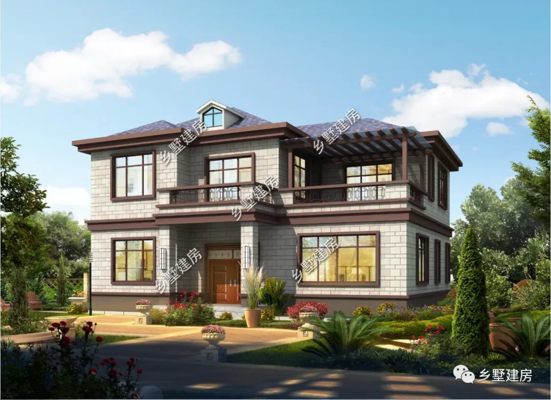 |10套：现在回农村自建房，越来越多的人选择二层小别墅