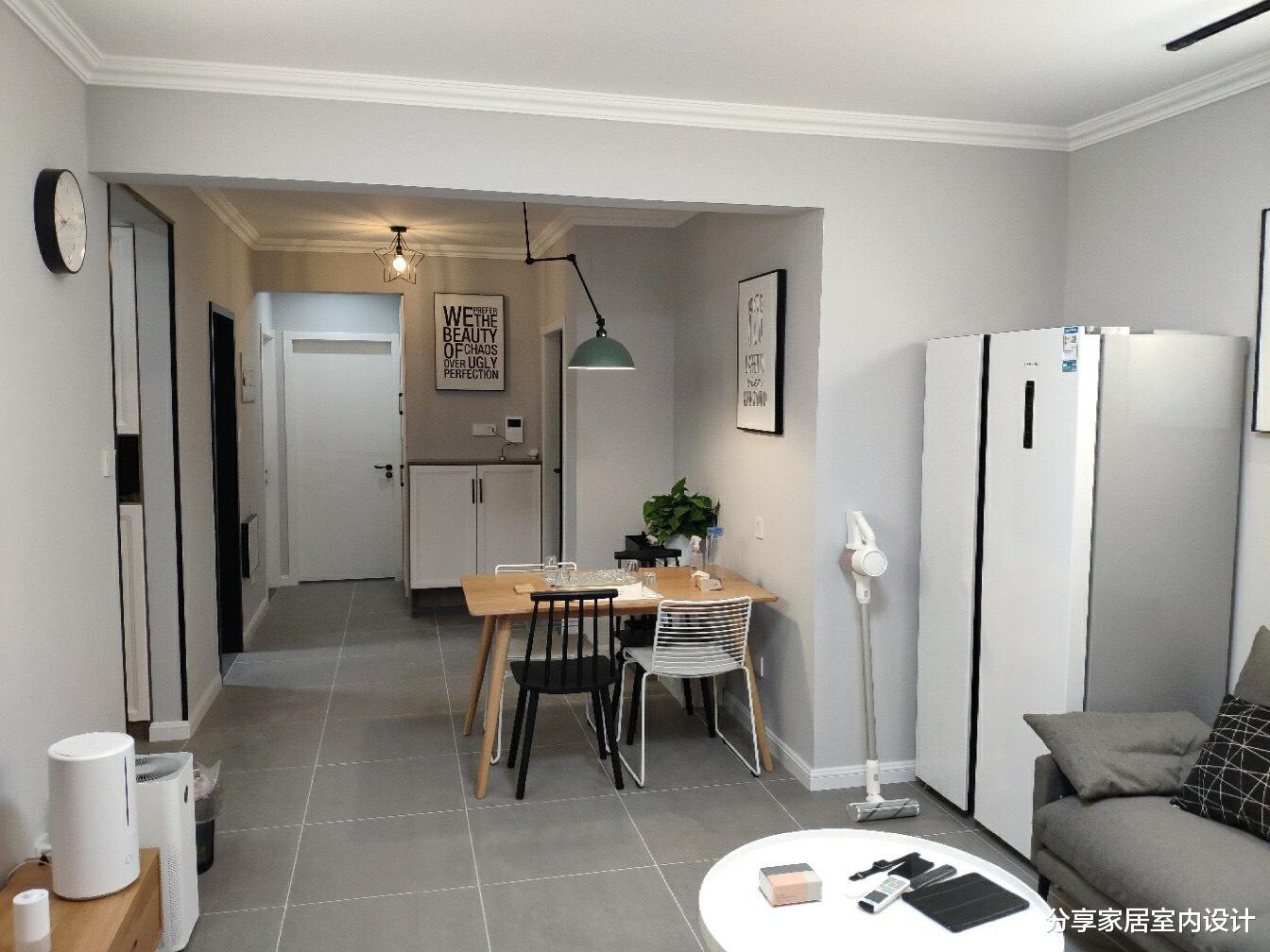 「」乔迁新房，全屋很漂亮，一房两人三餐四季，非常幸福，忍不住晒晒