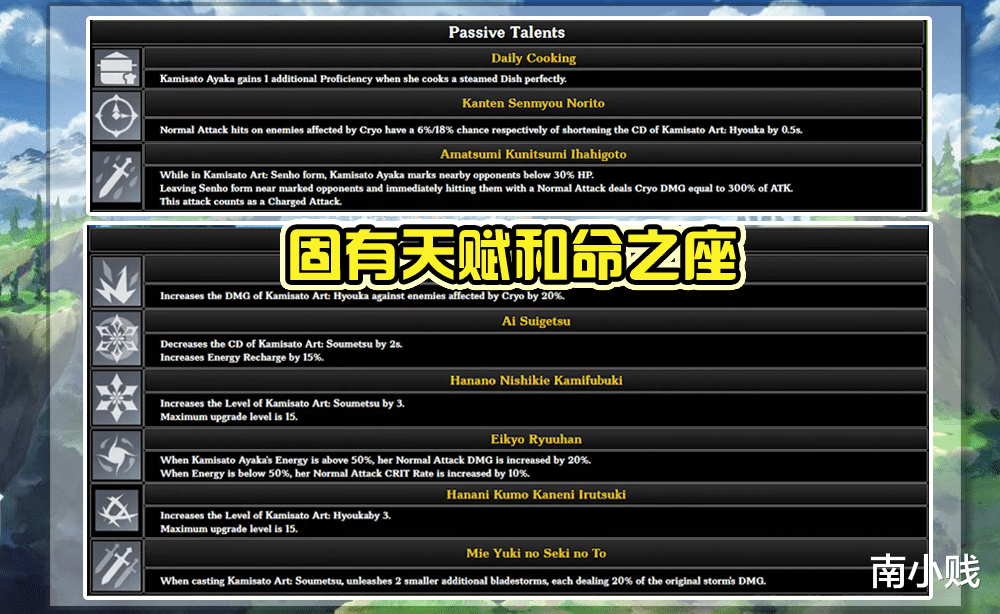 内测|原神：内鬼透露神里绫华详细情报，技能和命座都有，顶级冰系主C