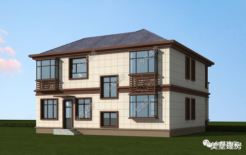 『』中式古典欧式时尚，农村建房风格不知怎么选，这款中西结合绝对让你满意