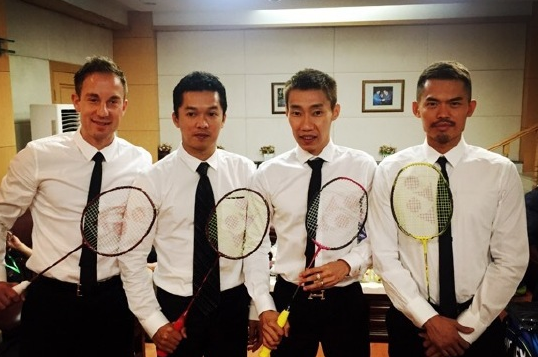 『林丹』惊人反差,昔日羽坛四天王老了!全被岁月打败,林丹腹肌或消失