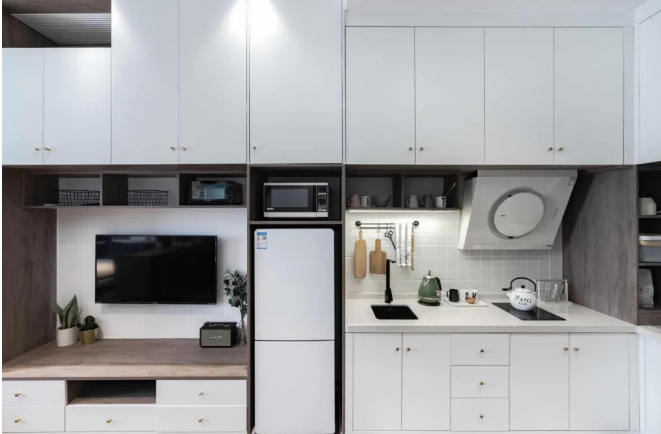 设计师|晒晒35㎡单身公寓，装修的简单又精致，一个人住30年也行